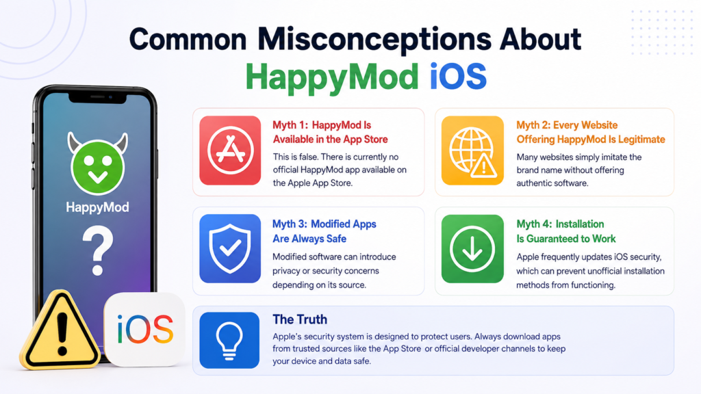 Common Misconceptions About HappyMod iOS