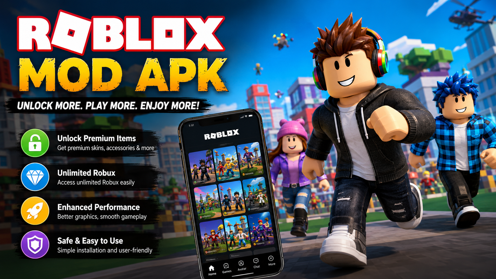 Roblox Mod APK: Features, Benefits, Installation Guide, and Everything New Players Should Know