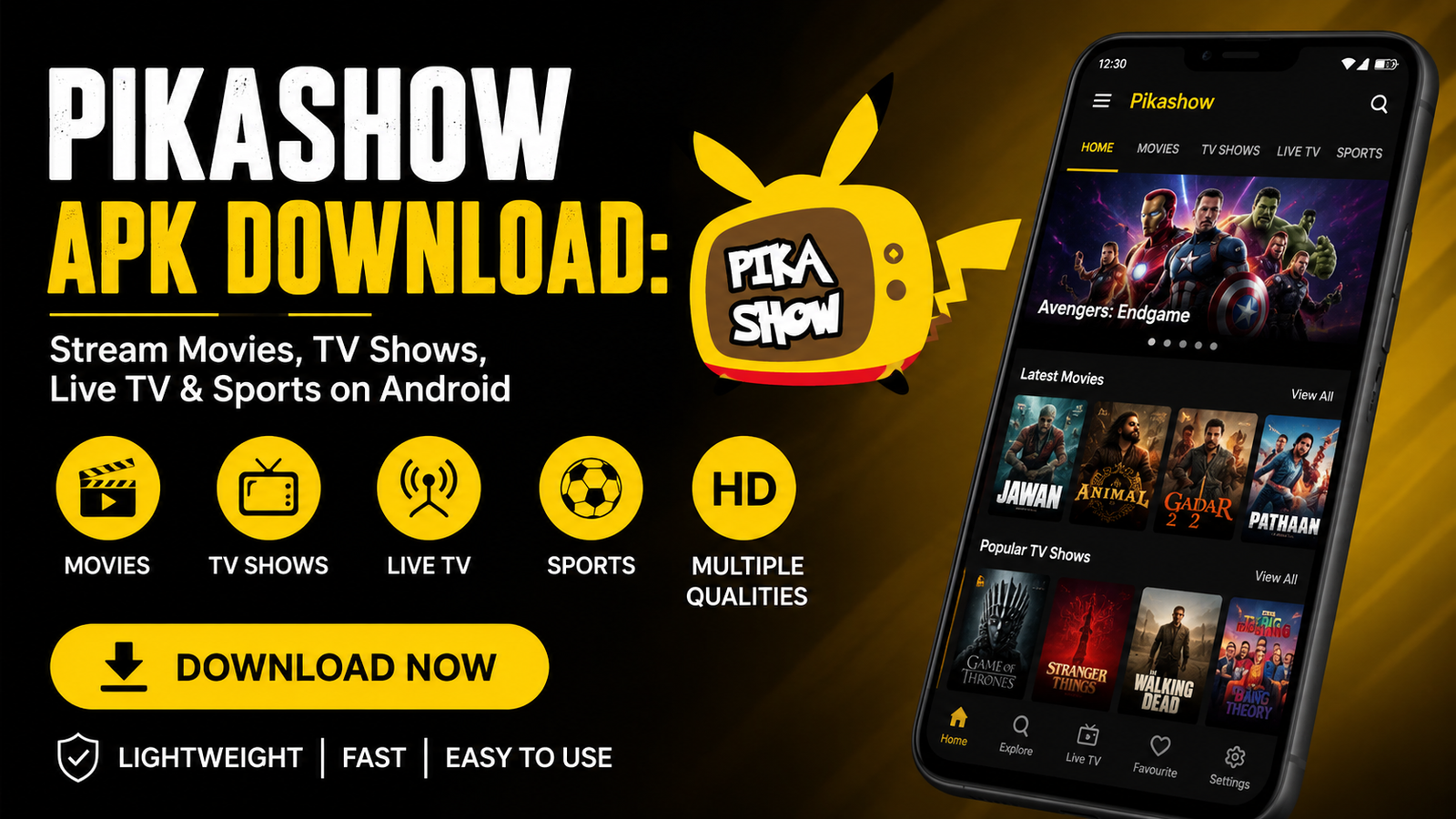 Pikashow APK Download: Features, Risks, and Legal Considerations
