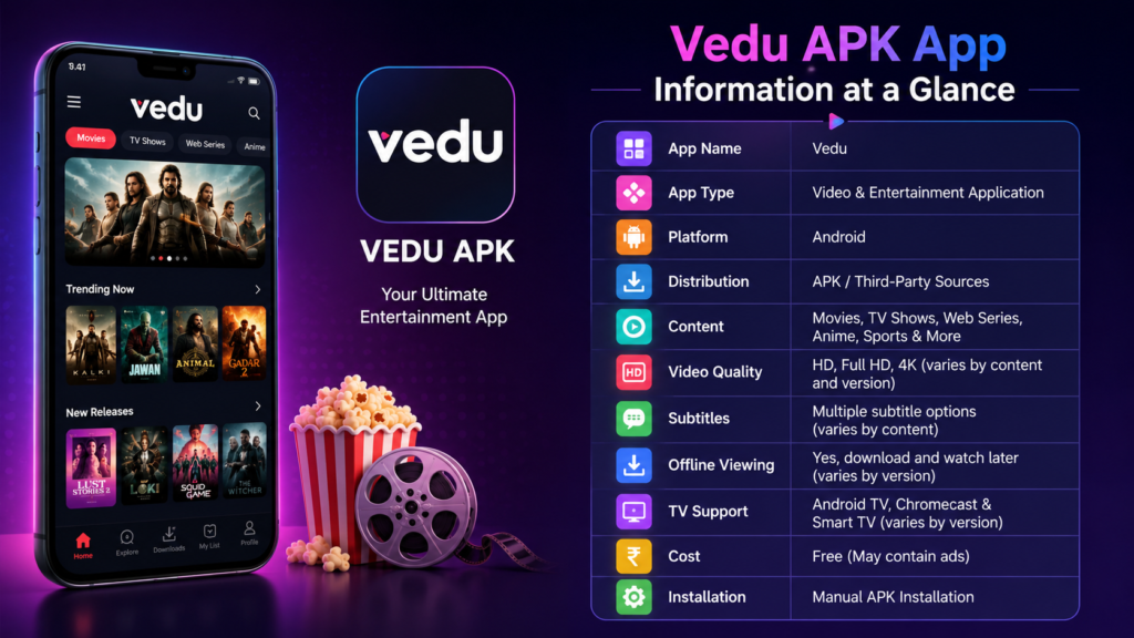 Vedu APK App Information at a Glance