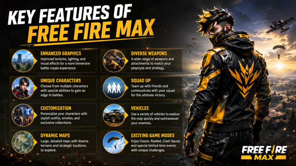 Key Features of Free Fire MAX