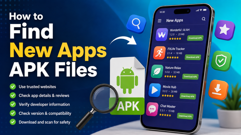 How to Find New Apps APK Files