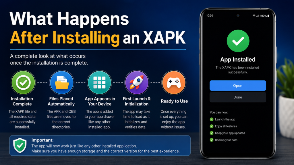 What Happens After Installing an XAPK