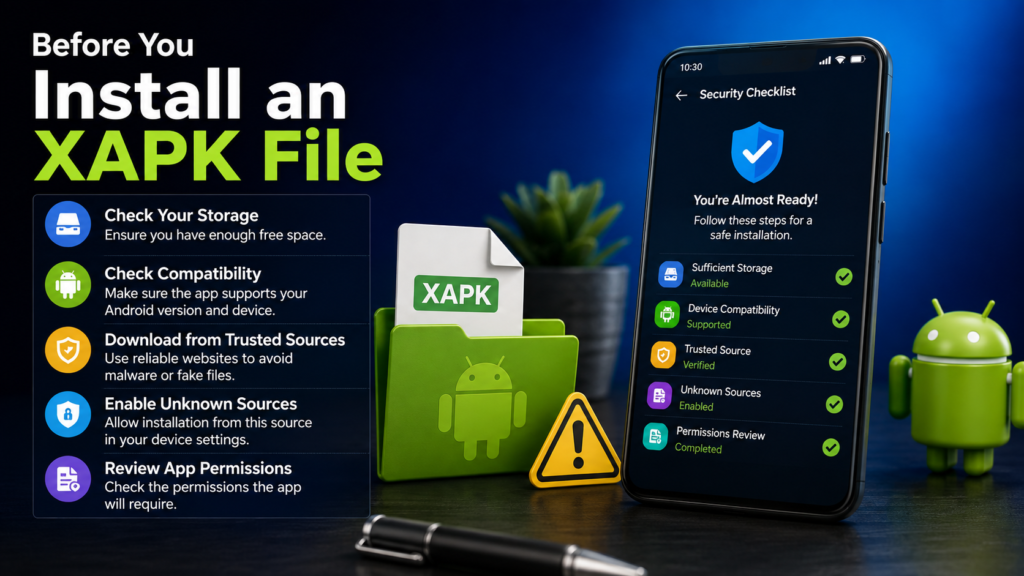 Before You Install an XAPK File
