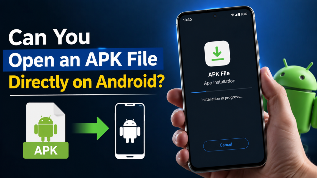Can You Open an APK File Directly on Android