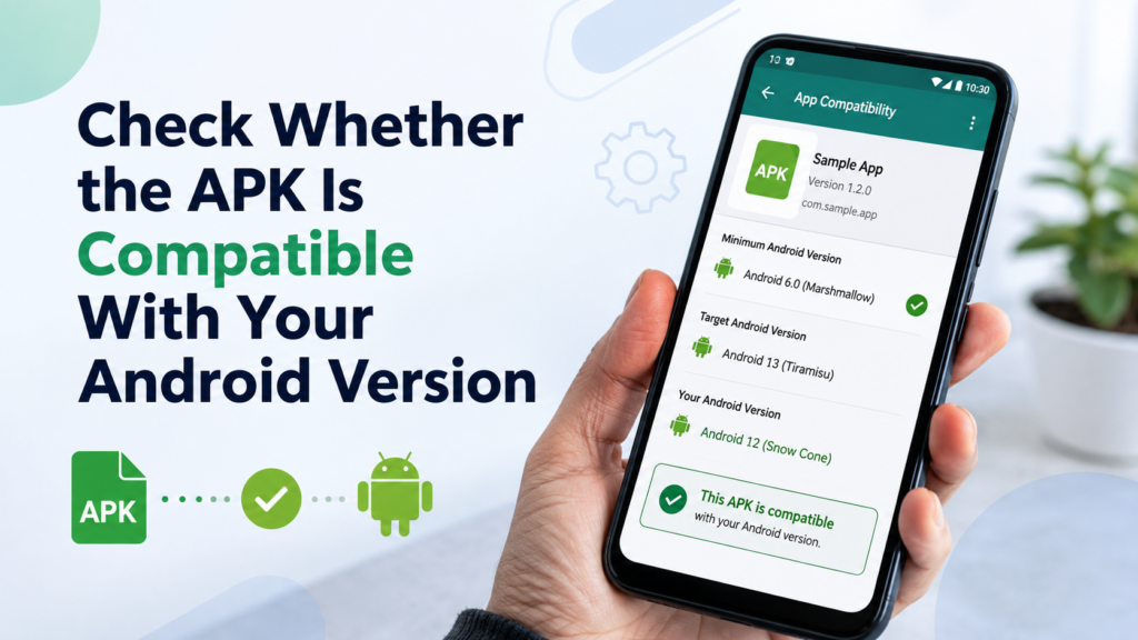 Check Whether the APK Is Compatible With Your Android Version
