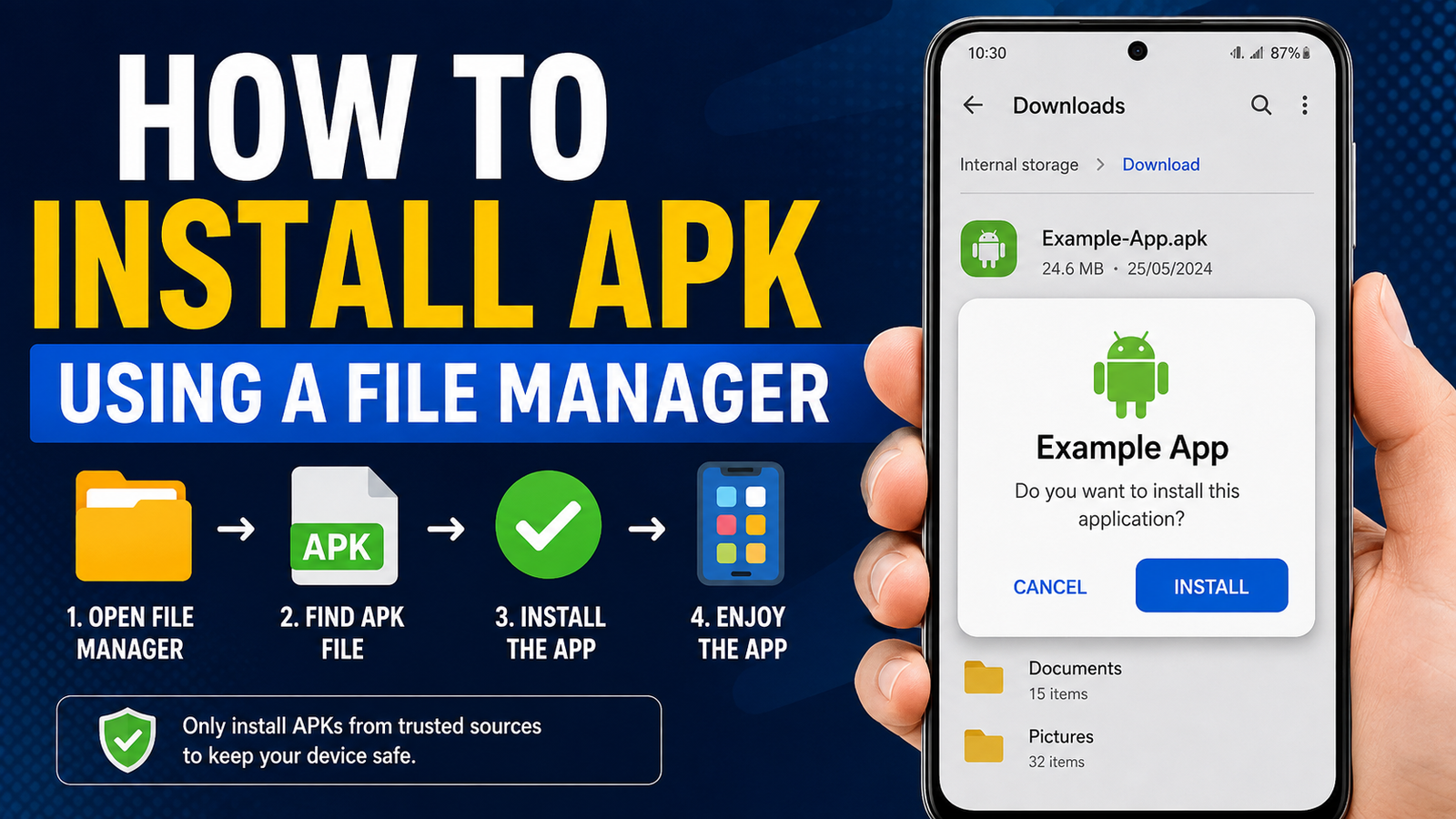 How to Install APK Using a File Manager on Android (Step-by-Step Guide)