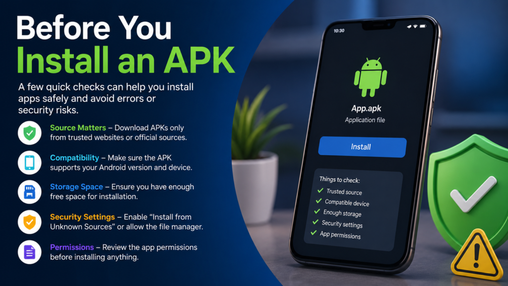 Before You Install an APK