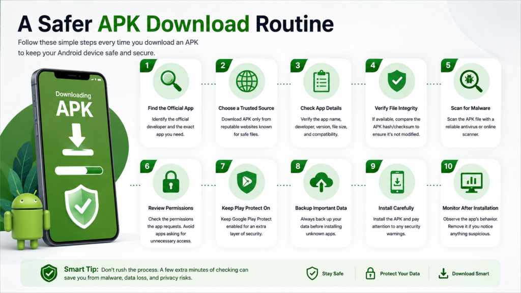 A Safer APK Download Routine