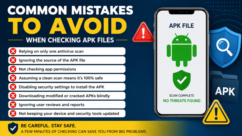Common Mistakes to Avoid When Checking APK Files
