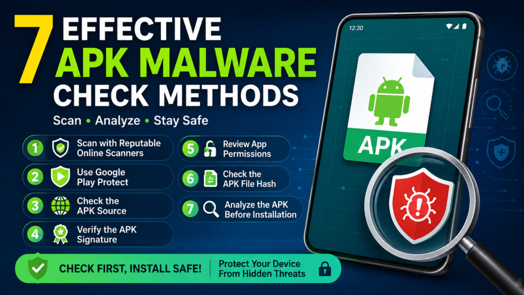 7 Effective APK Malware Check Methods