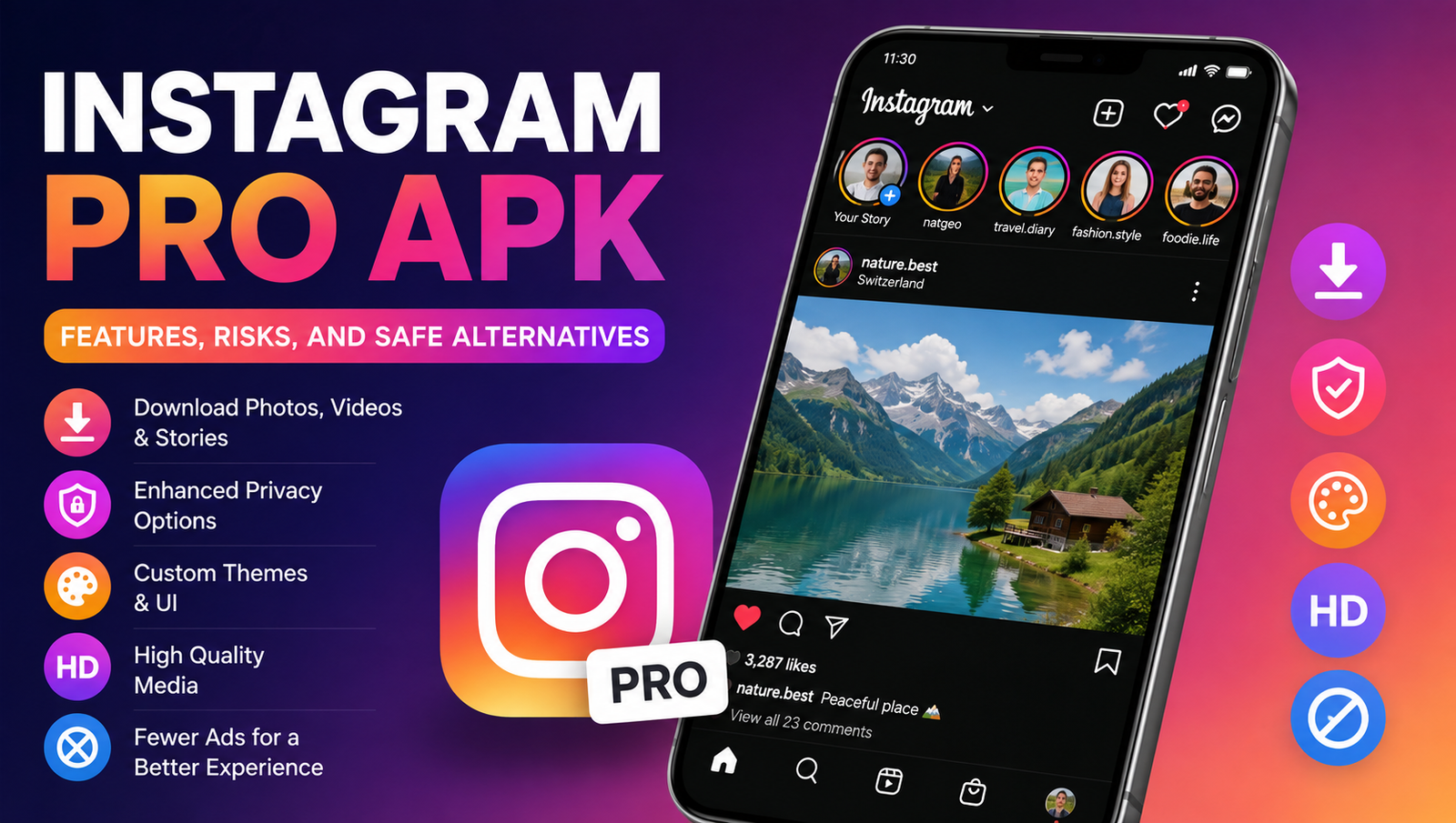 Instagram Pro APK: Features, Risks, and Safe Alternatives