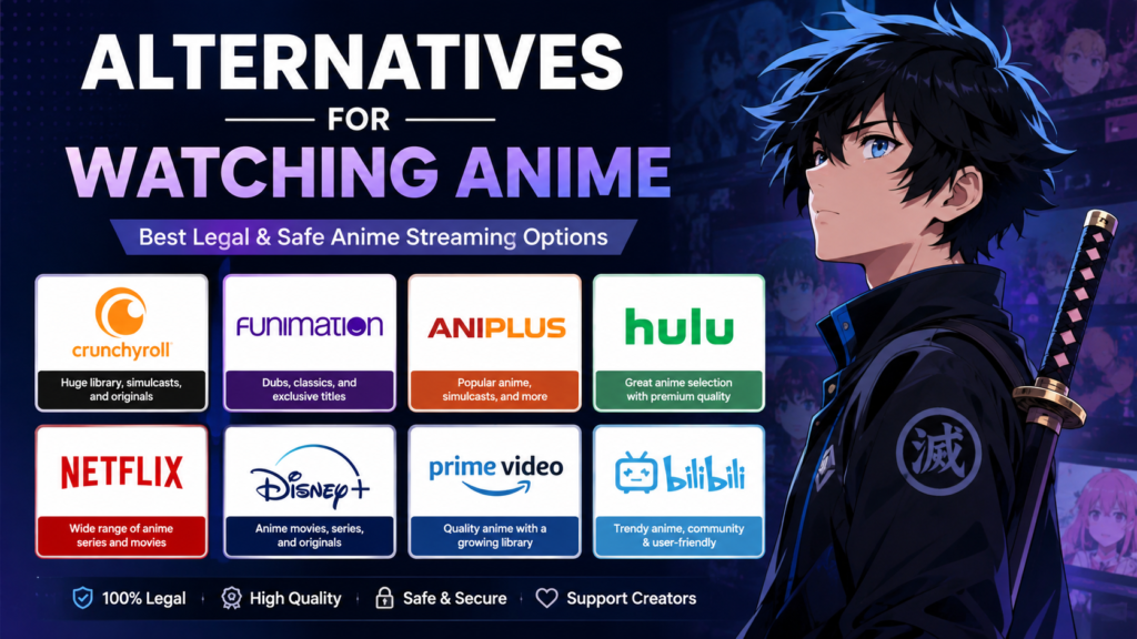 Alternatives for Watching Anime