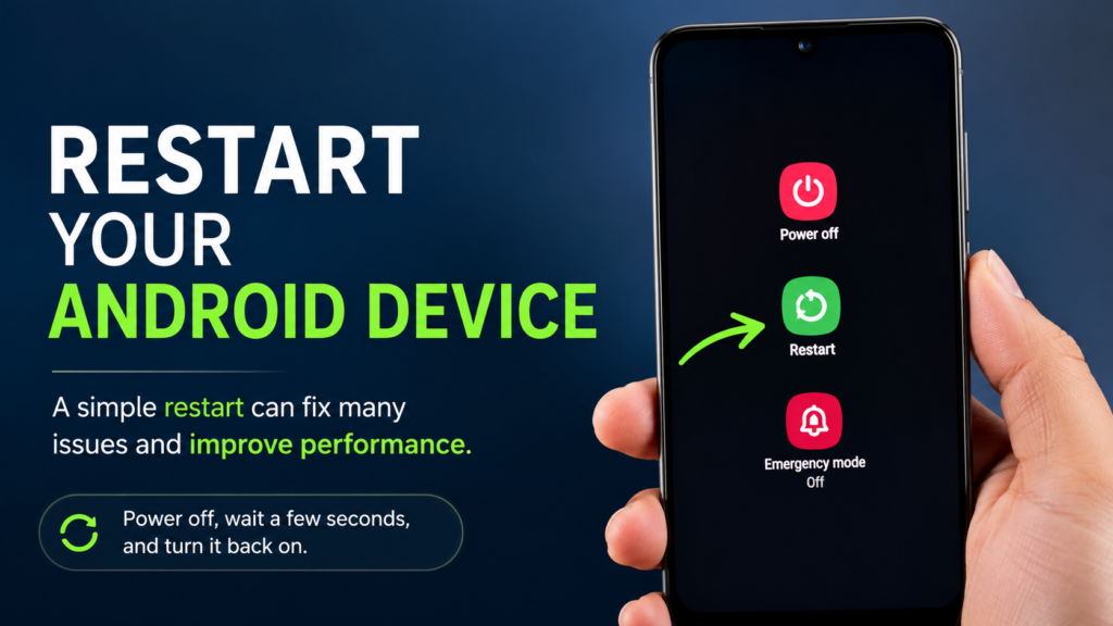 Restart Your Android Device