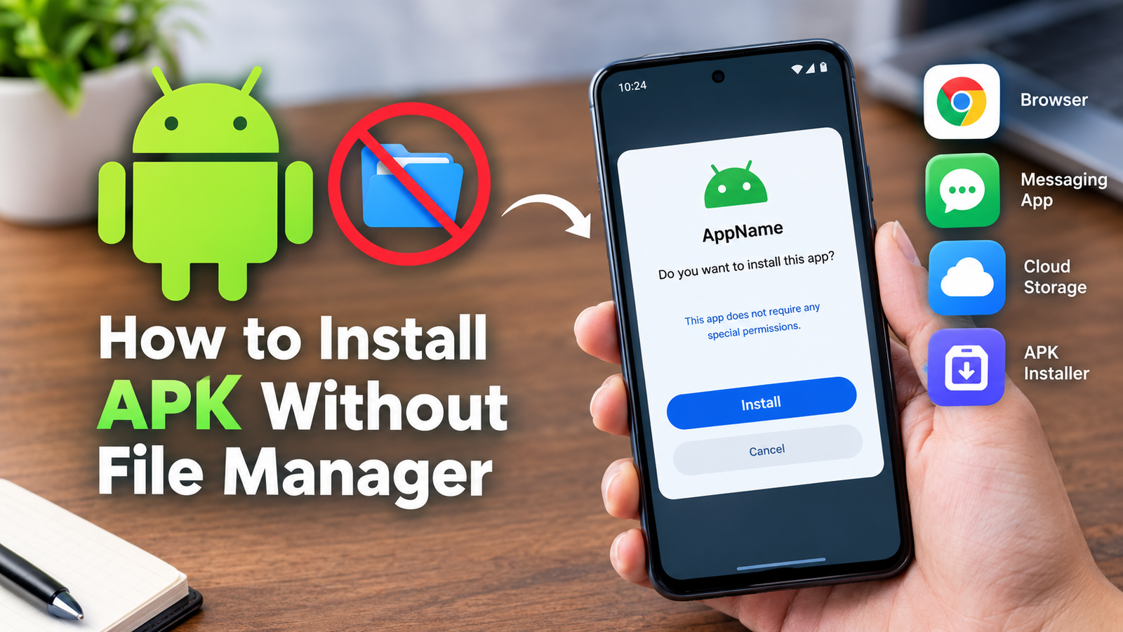 How to Install APK Without File Manager: 7 Easy Methods for Android