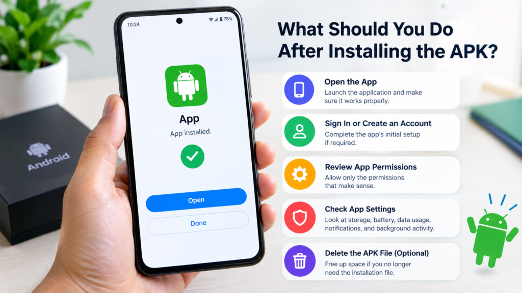 What Should You Do After Installing the APK