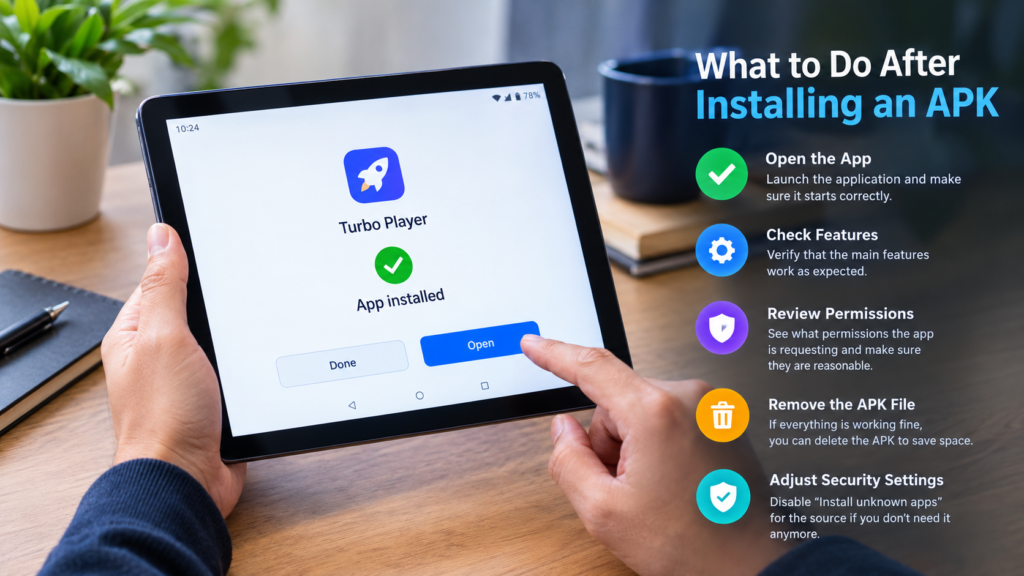 What to Do After Installing an APK