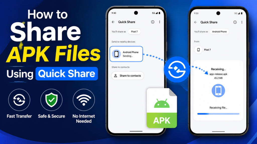 How to Share APK Files Using Quick Share