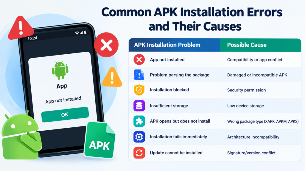 Common APK Installation Errors and Their Causes