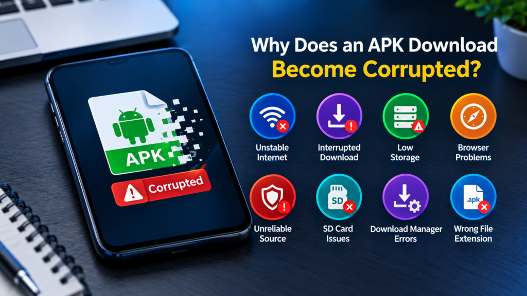 Why Does an APK Download Become Corrupted