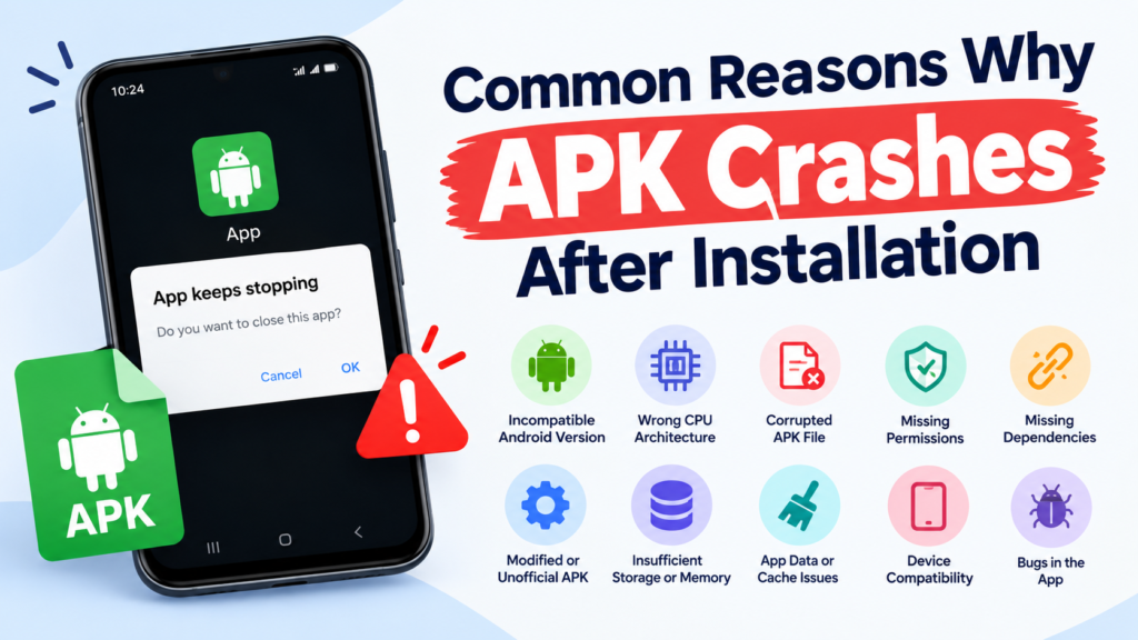 Common Reasons Why APK Crashes After Installation