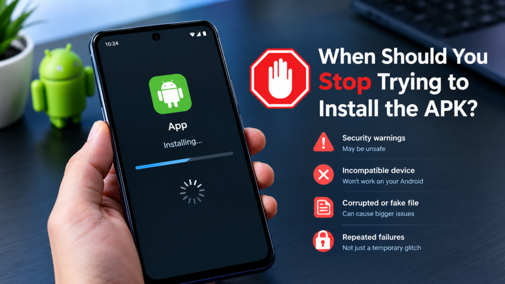 When Should You Stop Trying to Install the APK