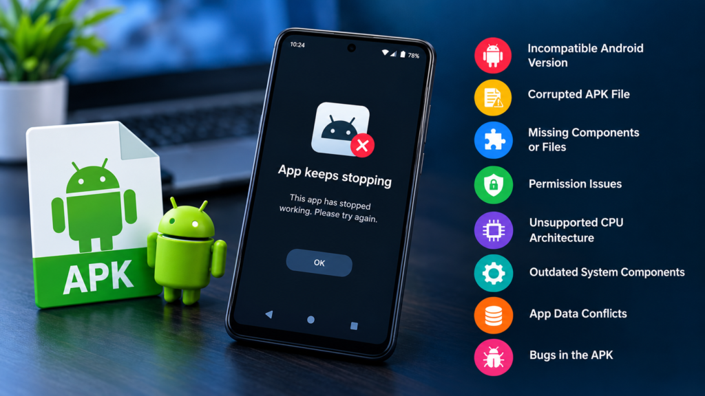 Common Reasons an APK Crashes After Opening