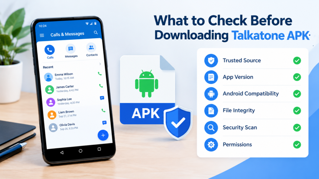 What to Check Before Downloading Talkatone APK