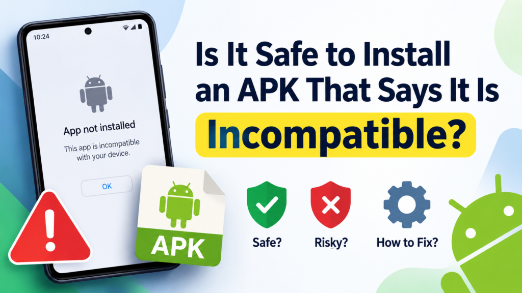 Is It Safe to Install an APK That Says It Is Incompatible
