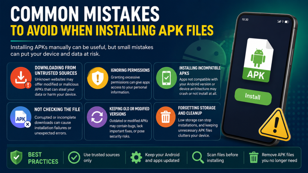 Common Mistakes to Avoid When Installing APK Files