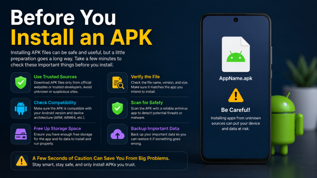 Before You Install an APK
