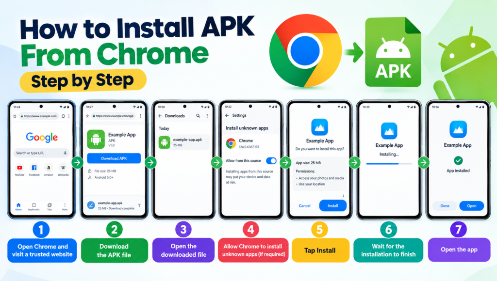 How to Install APK From Chrome Step by Step