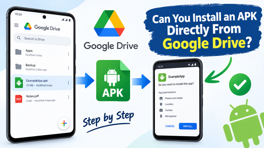 Can You Install an APK Directly From Google Drive