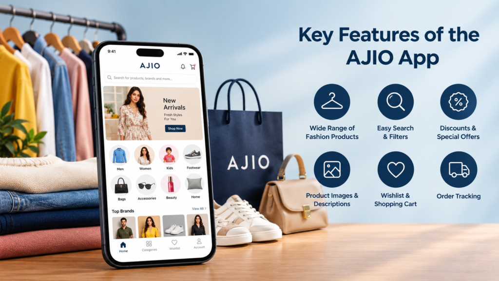 Key Features of the AJIO App