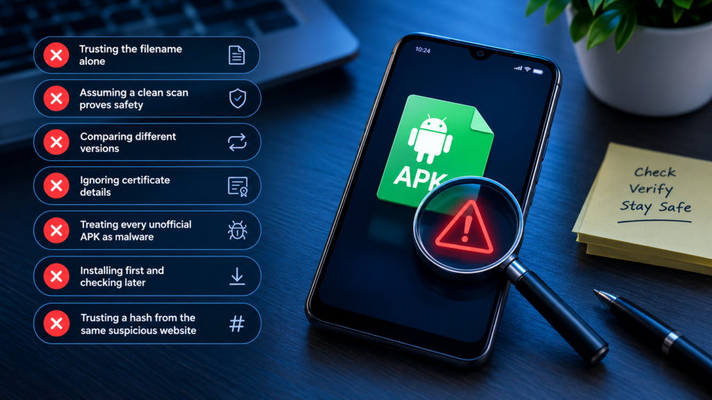 Common Mistakes to Avoid When Checking APK Files