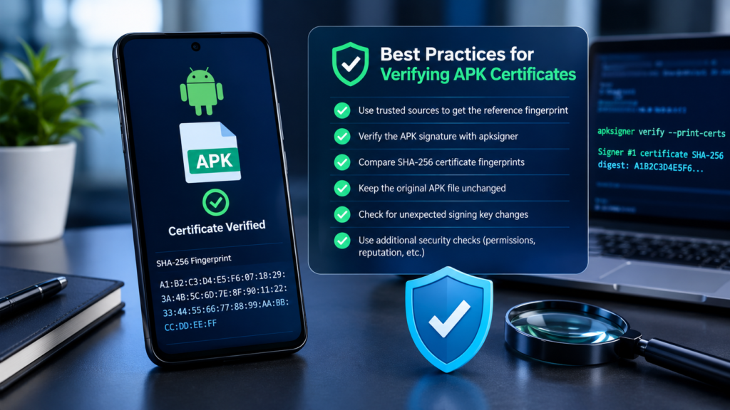Best Practices for Verifying APK Certificates