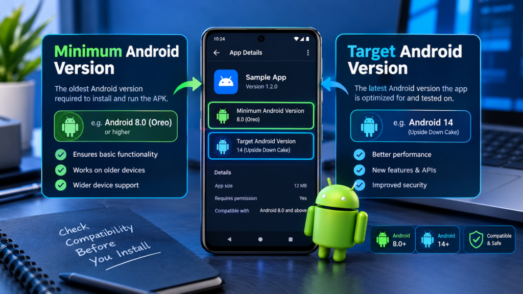 Minimum Android Version vs. Target Android Version