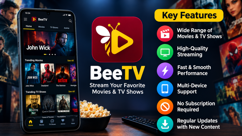 Key Features of the BeeTV App