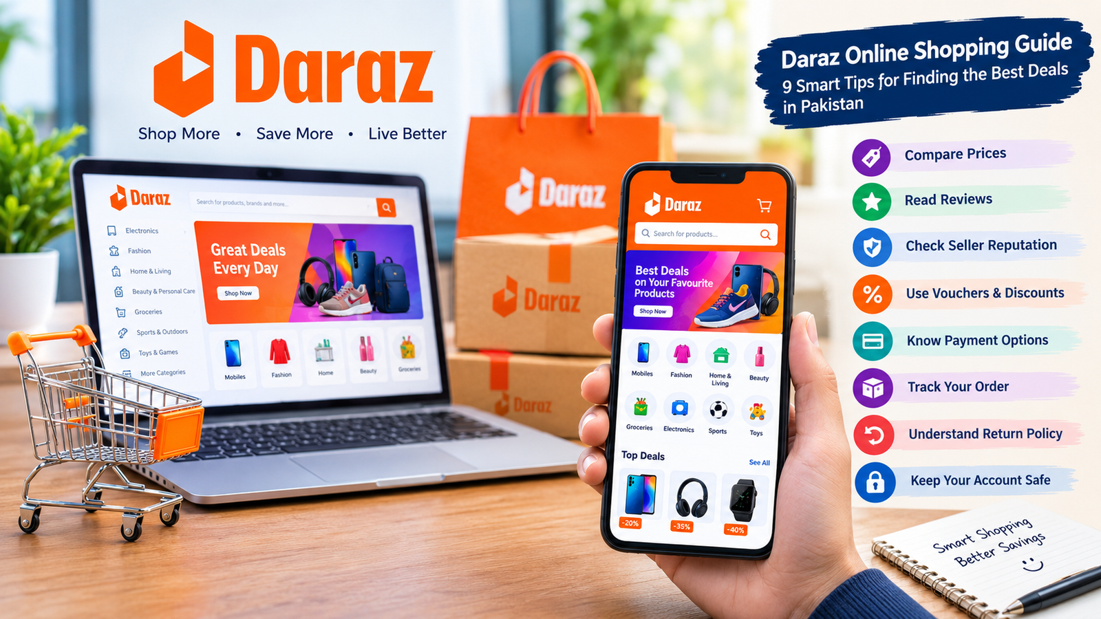 Daraz: Online Shopping Guide 9 Smart Tips for Finding the Best Deals in Pakistan