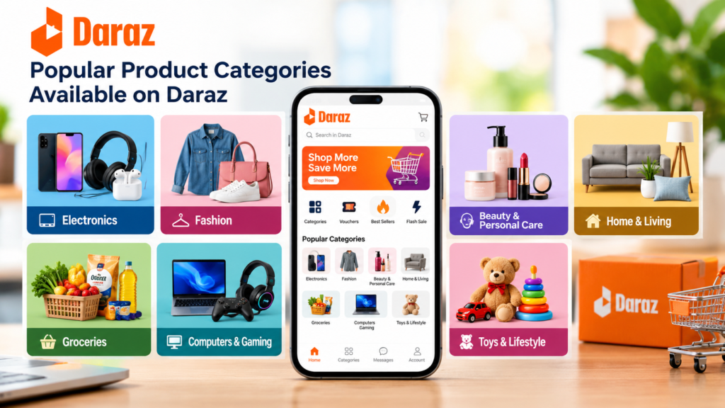 Popular Product Categories Available on Daraz