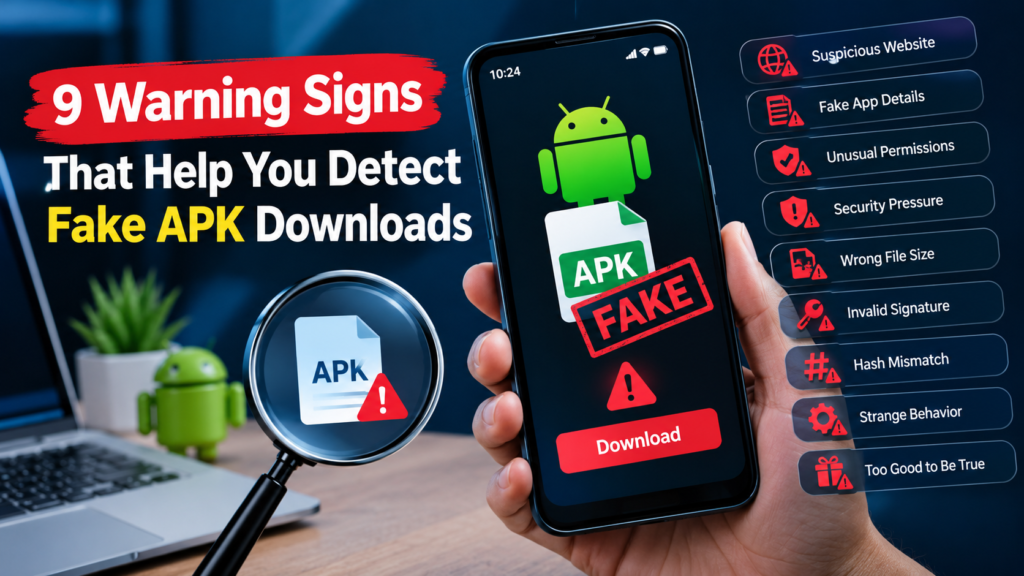 9 Warning Signs That Help You Detect Fake APK Downloads