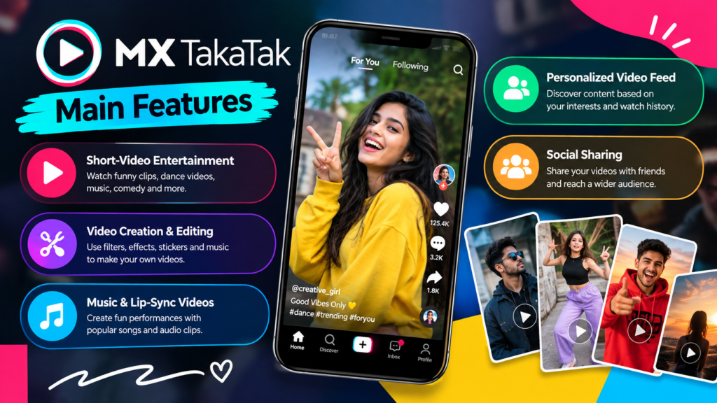 Main Features of MX TakaTak