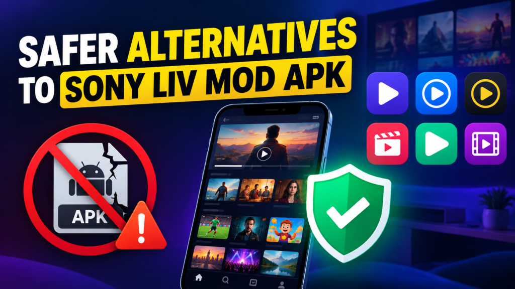 Safer Alternatives to Sony LIV Mod APK
